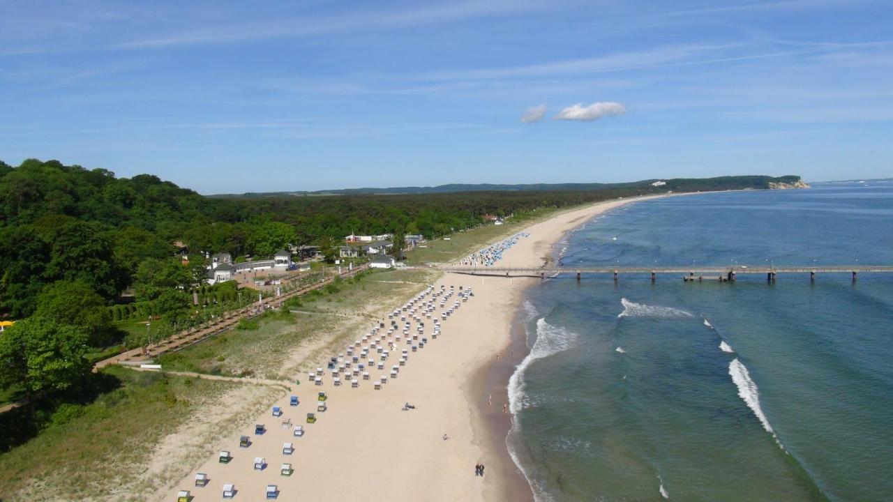 Terrasse, Gratis Nutzung Vom Ahoi Erlebnisbad Und Sauna In Sellin - Meeresblick Fewo 77 Goehren  Eksteriør billede