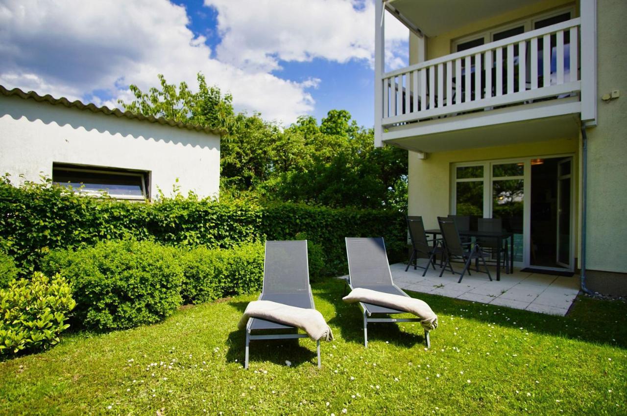 Terrasse, Gratis Nutzung Vom Ahoi Erlebnisbad Und Sauna In Sellin - Meeresblick Fewo 77 Goehren  Eksteriør billede