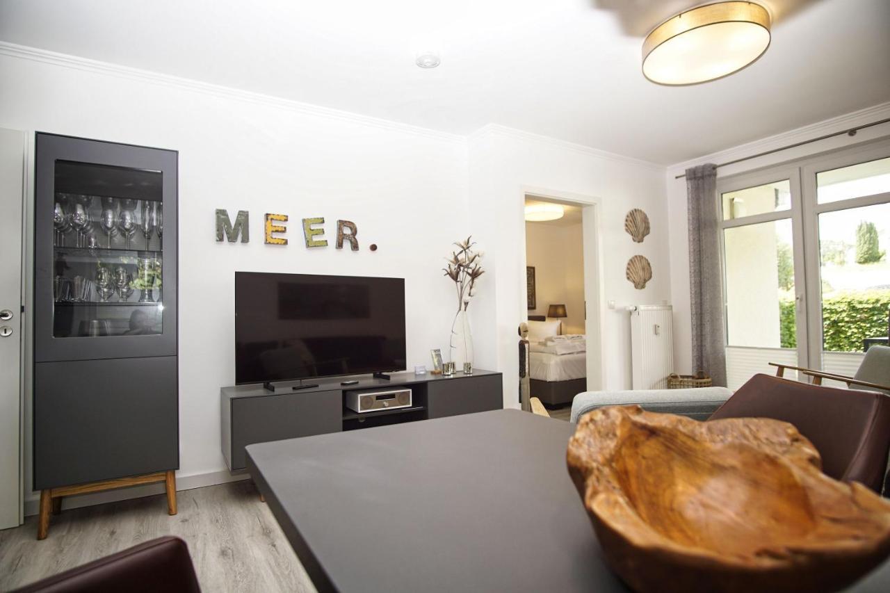 Terrasse, Gratis Nutzung Vom Ahoi Erlebnisbad Und Sauna In Sellin - Meeresblick Fewo 77 Goehren  Eksteriør billede